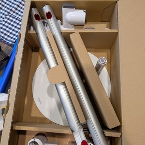 Dyson Vacuum Cleaner Parts in Silver and Red